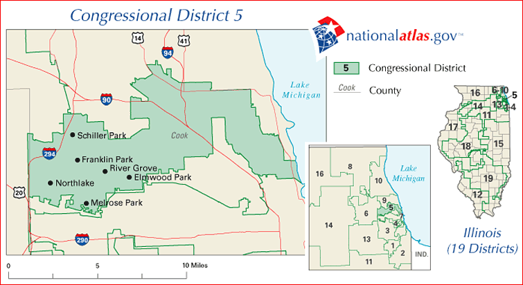 Illinois' 5th District Map